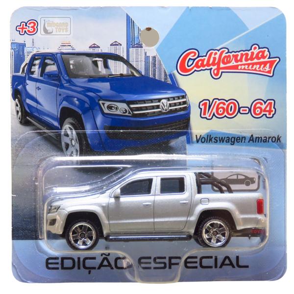 Imagem de Volkswagen Amarok Prata - California Minis - Edição Especial - 1/64