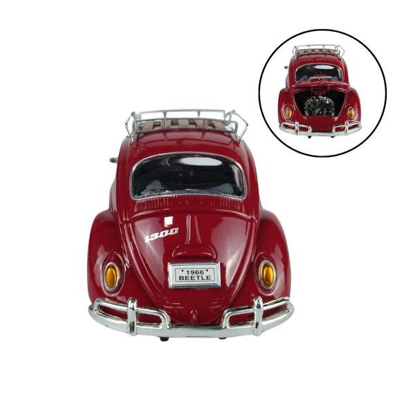 Imagem de Volkswagen Beetle 1966 Motormax 1:24 Vermelho