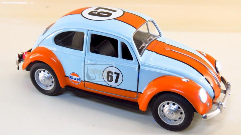 Imagem de Volkswagen Classical Beetle Fusca 1967 Gulf - Som e Luz - 1/28 - CCA