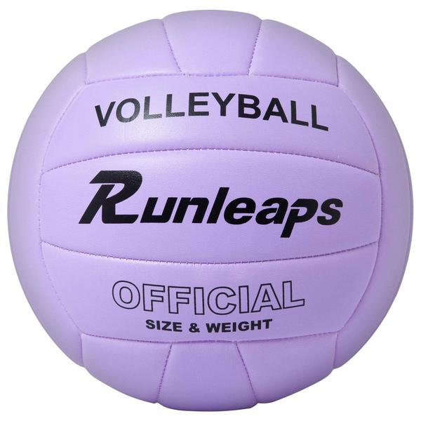 Imagem de Volleyball Runleaps impermeável para uso interno/externo, tamanho 5, roxo