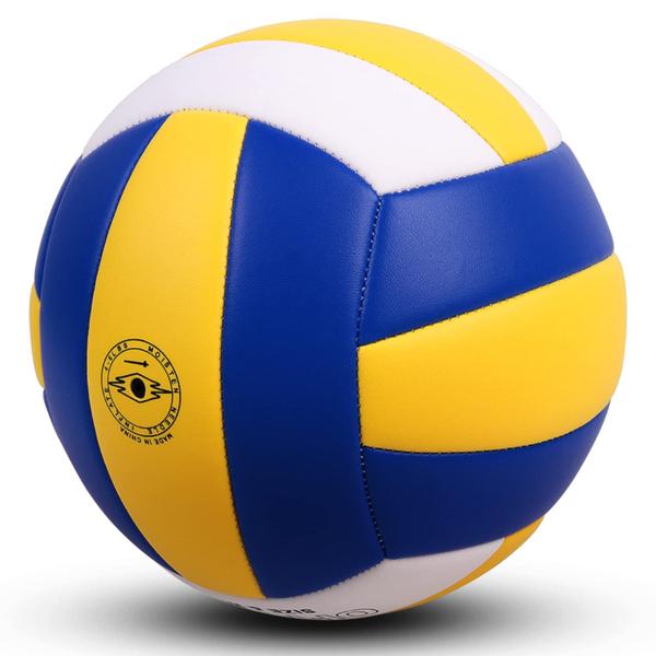 Imagem de Volleyball YANYODO, tamanho oficial, 5, interior e exterior, pacote com 3