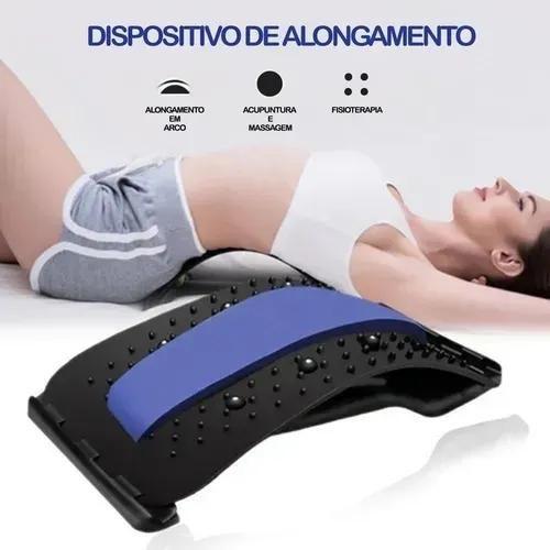 Imagem de Voltar massageador maca equipamento massagem ferramentas estiramento fitness apoio lombar relaxamento coluna alívio da d