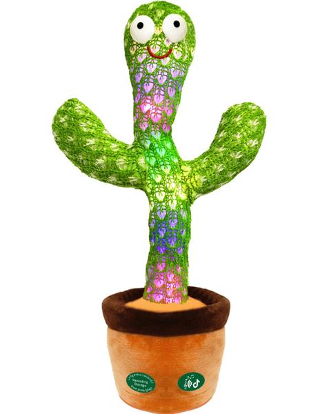 Imagem de Volume ajustável do Talking Cactus Toy Pbooo com luz LED