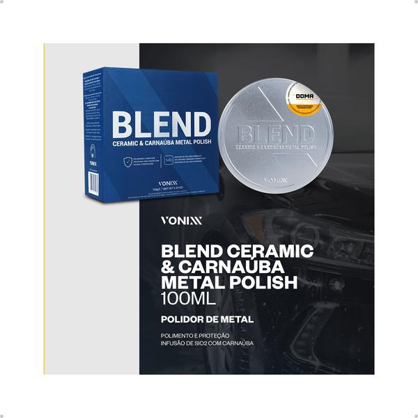 Imagem de Vonixx Blend Ceramic Carnaúba Metal Polish Polidor de Metais 150g