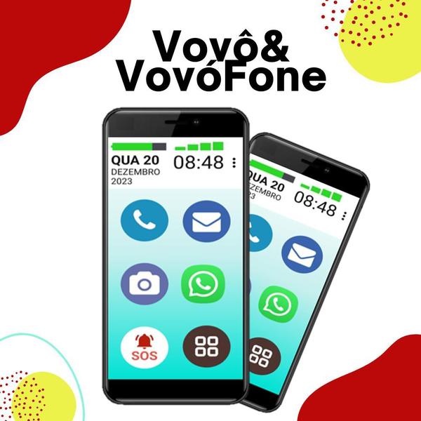 Imagem de Vovô&vovófone 4g 64gb tela grande 6.5 faz chamada de video