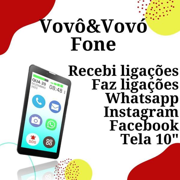 Imagem de Vovô&vovófone samsung tab 4g 64gb tela 10.4 chamada de video