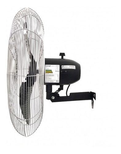 Imagem de VPL ventilador de parede 65cm preto cromada Ventisilva 6 pás