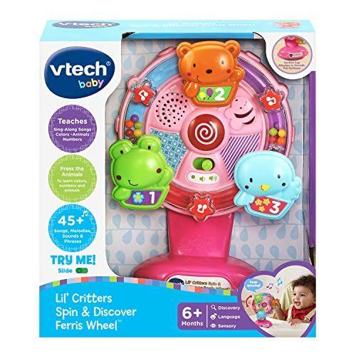 Imagem de VTech Lil' Critters Gira e Descobre Rodas Gigantes, Rosa (Exclusivo da Amazon)