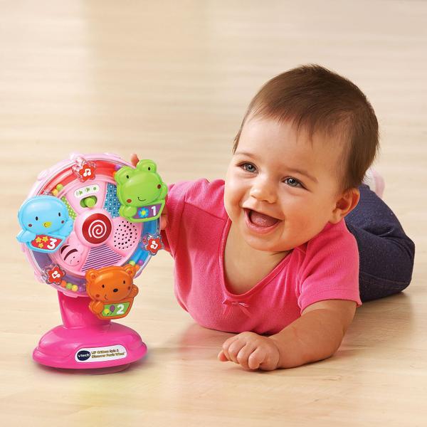 Imagem de VTech Lil' Critters Gira e Descobre Rodas Gigantes, Rosa (Exclusivo da Amazon)