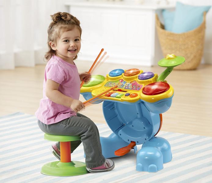 Imagem de VTech Zoo Jamz Stompin' Fun Drums,Multicolor