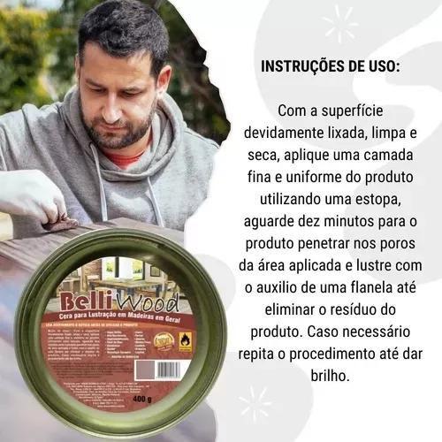 Imagem de W&W BELLI WOOD CERA EM PASTA 400g