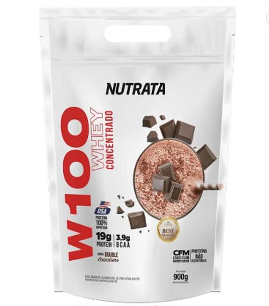 Imagem de W100 Whey Concentrado - 900g Refil - Nutrata