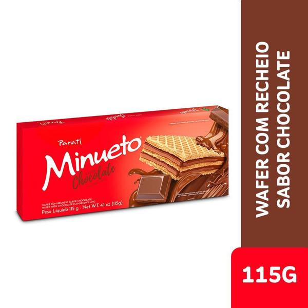 Imagem de Wafer chocolate minueto 115g