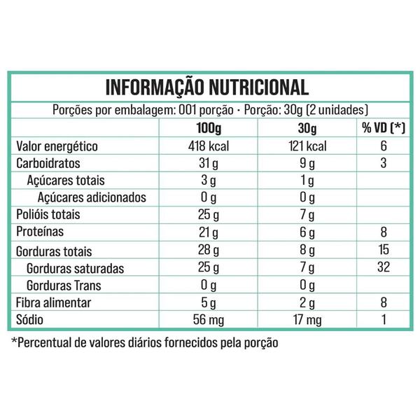 Imagem de Wafer Crocante De Proteína Bold Tube 30g Trufa De Chocolate Caixa 12 Un