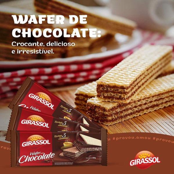 Imagem de Wafer Girassol Chocolate 60g