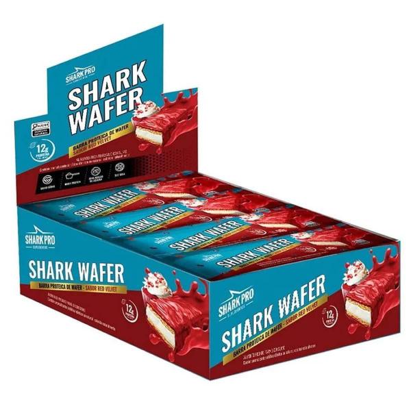 Imagem de Wafer Proteico 12 Unidades Shark Pro Red Velvet Red Velvet