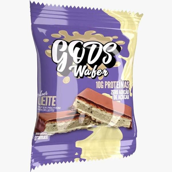 Imagem de Wafer Protein Gods Wafer 10G Proteinas 51G Canibal Inc Leite