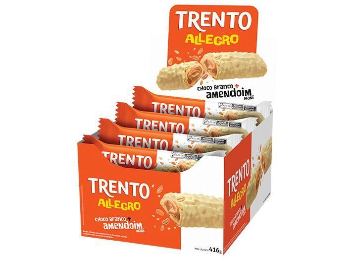 Imagem de Wafer Trento Allegro Branco C/16 Peccin