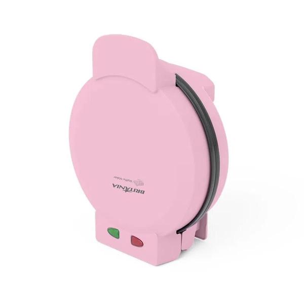 Imagem de Waffle Maker Britânia Rosa Antiaderente 850W - BRITANIA - 110v