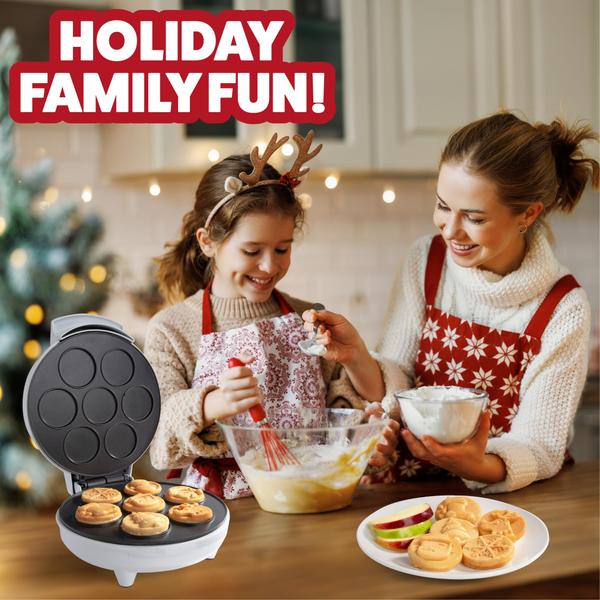 Waffle Maker Waffle Uau! Antiaderente Christmas Cheer Holiday - Waffle Wow! Imagem de Waffle Maker Waffle Uau! Antiaderente Christmas Cheer Holiday