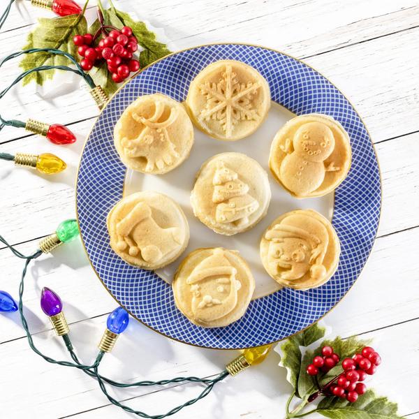 Waffle Maker Waffle Uau! Antiaderente Christmas Cheer Holiday - Waffle Wow! Imagem de Waffle Maker Waffle Uau! Antiaderente Christmas Cheer Holiday