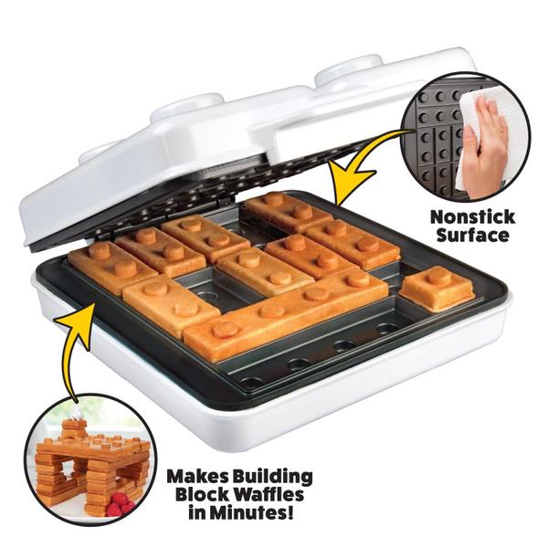 Imagem de Waffle Maker Waffle Uau! Antiaderente elétrico Building Brick