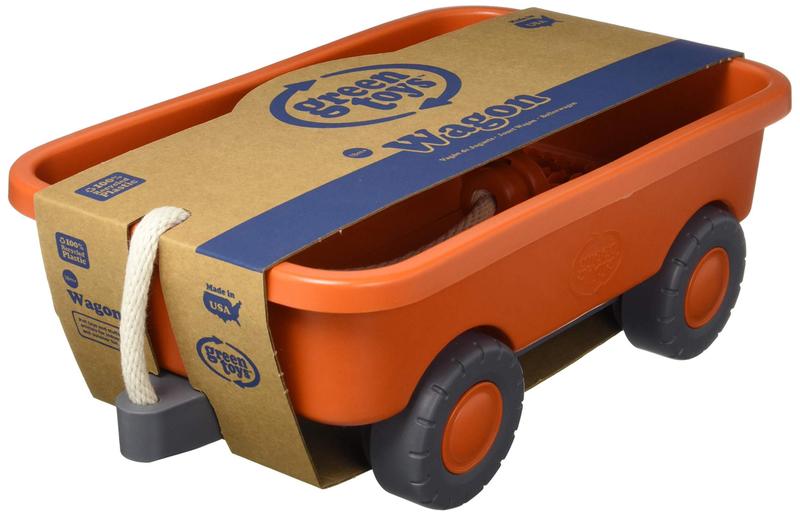 Imagem de Wagon Green Toys Orange CB Pretend Play Motor Skills Kids