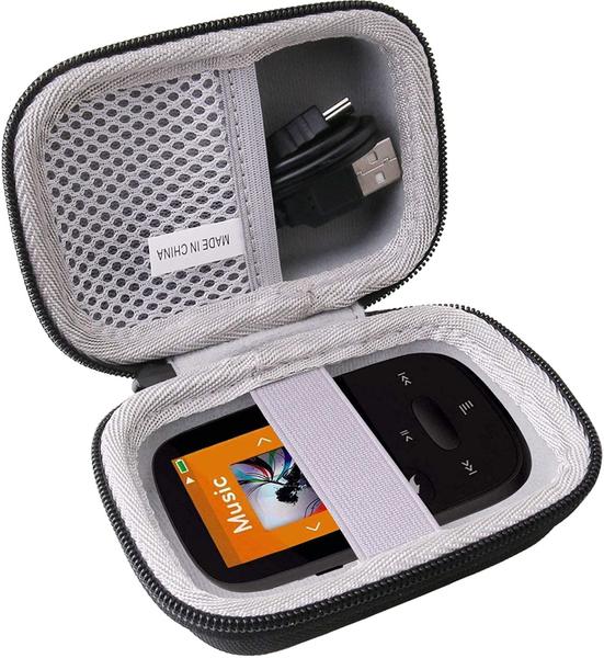 Imagem de Waiyu Hard EVA Travel Case para SanDisk 8GB/16GB/32GB Clip Jam MP3 Player Cases (Preto)