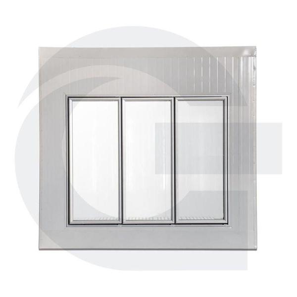 Walk in Cooler Gallant Congelados 3 Portas Vidro com Piso Painel 380V/3F CWCCP-03 Imagem de Walk in Cooler Gallant Congelados 3 Portas Vidro com Piso Painel 380V/3F CWCCP-03