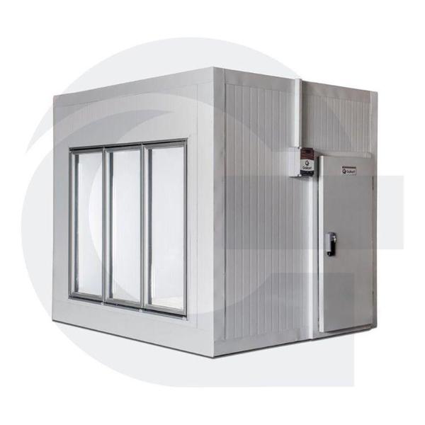 Walk in Cooler Gallant Resfriados 3 Portas Vidro com Piso Painel 380V/3F CWRCP-03 Imagem de Walk in Cooler Gallant Resfriados 3 Portas Vidro com Piso Painel 380V/3F CWRCP-03