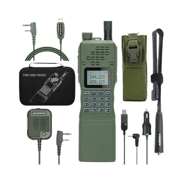 Imagem de Walkie Talkie Tático Baofeng AR-152 15W - 12000mAh - Rádio HT de Banda Dupla