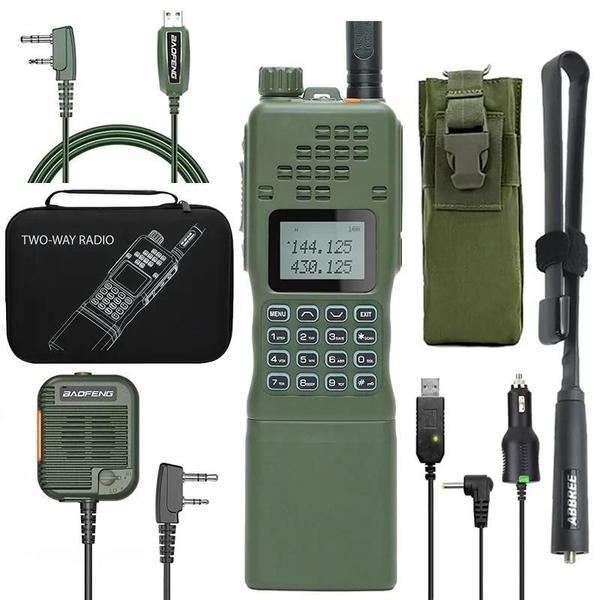 Imagem de Walkie Talkie Tático Baofeng AR-152 15W - 12000mAh - Rádio HT de Banda Dupla