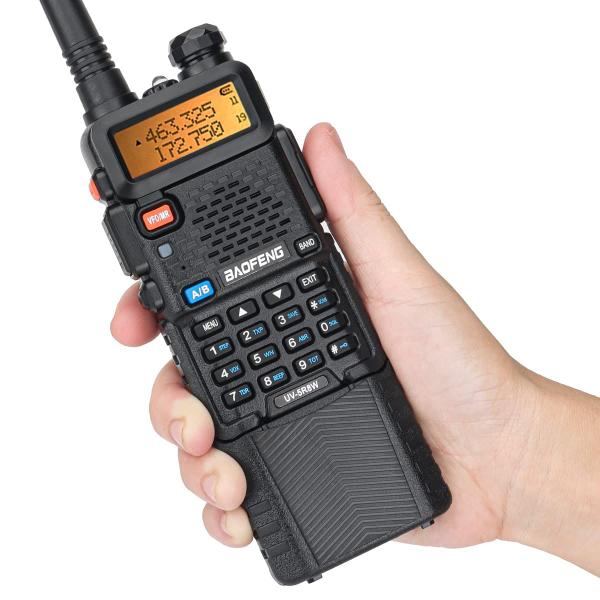 Imagem de Walkie Talkies BAOFENG UV-5R 8W de longo alcance 3800mAh, pacote com 2