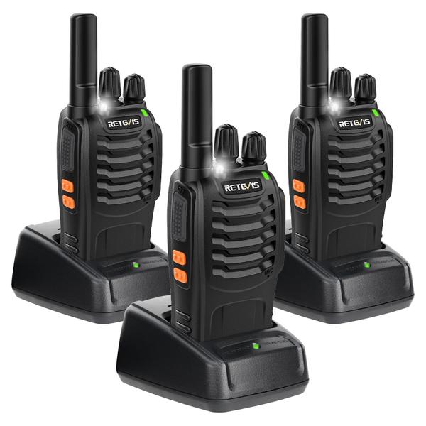 Imagem de Walkie Talkies Recarregáveis Retevis H-777 (Pacote com 3) - Rádio de 2 Vias