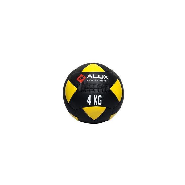 Imagem de Wall Ball Colors 04 Kilos  Amarelo C/Preto Couro 4kg