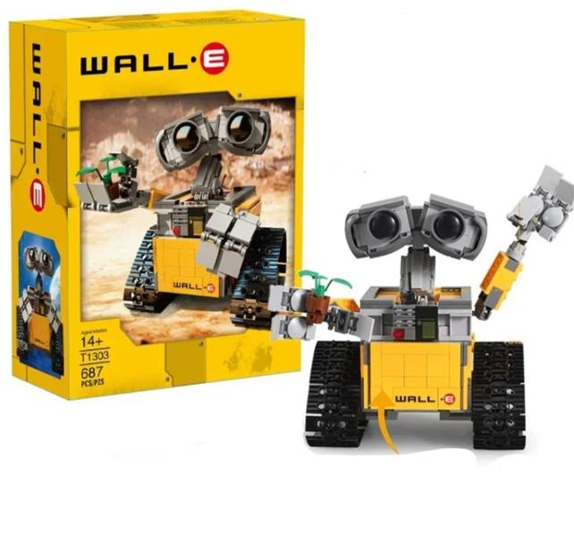 Imagem de Wall-e com 687 peças para montar + kit de motorização e controle remoto