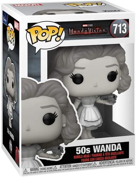 Imagem de Wanda 50s B&ampW Pop 713 Pop TV: Wanda Vision Vinyl Figure (Empacotado com Protetor EcoTek para Proteger a Caixa de Exibição)