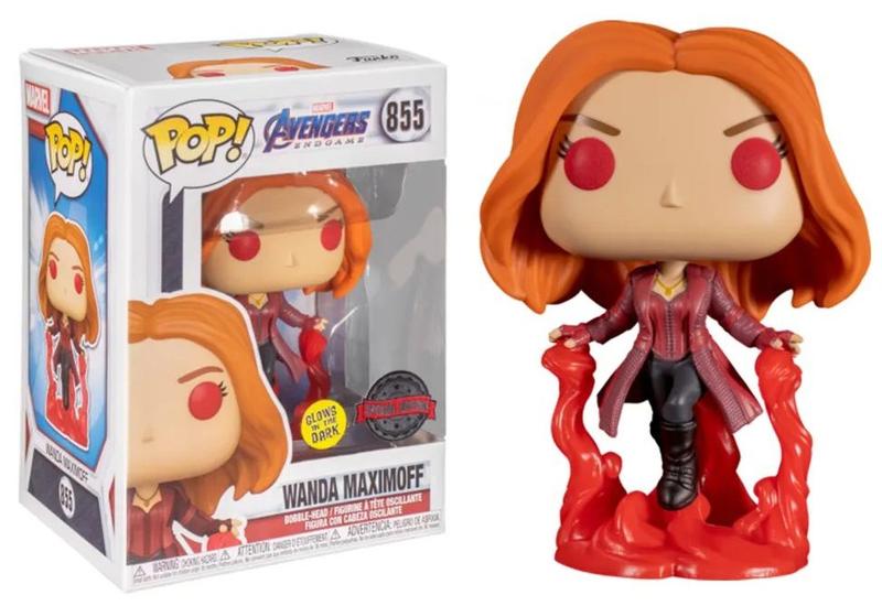 Imagem de Wanda Maximoff - Vingadores Ultimato 855 - Brilha no Escuro - Pop Marvel - Funko