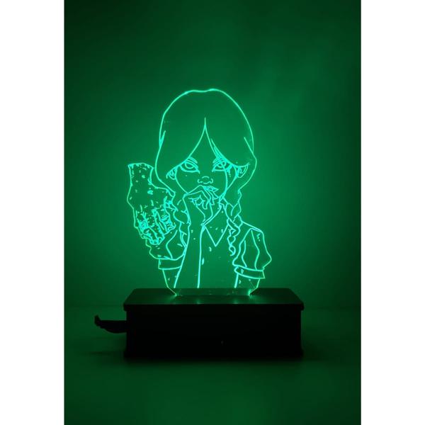 Imagem de Wandinha Addams Família Addams Luminária 16 Cores Decoração