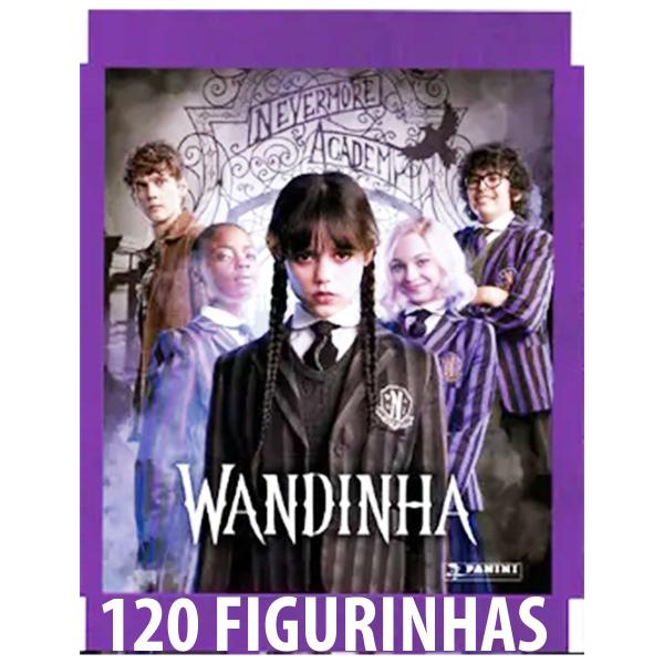 Imagem de Wandinha Addams Kit 120 Figurinhas Inspirada Série Netflix