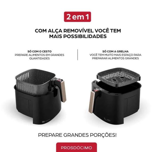 Imagem de Wap airfryer mega family 7.1 litros receitas casa e cozinha