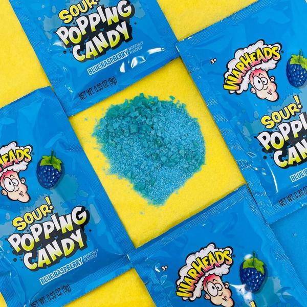 Imagem de Warheads Pop Candy Sour Blue Raspberry 9G (20 Pacotes)