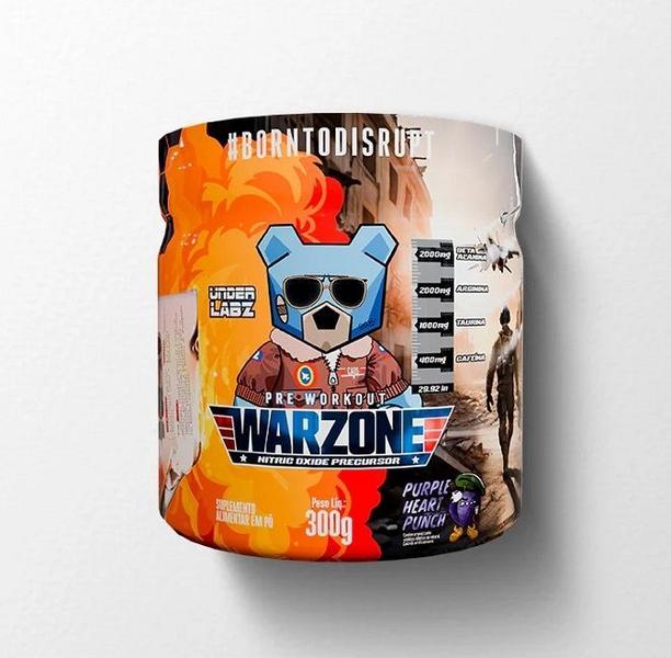 Warzone Pre Workout (300g) - Purple Heart Punch - Under Labz Imagem de Warzone Pre Workout (300g) - Purple Heart Punch