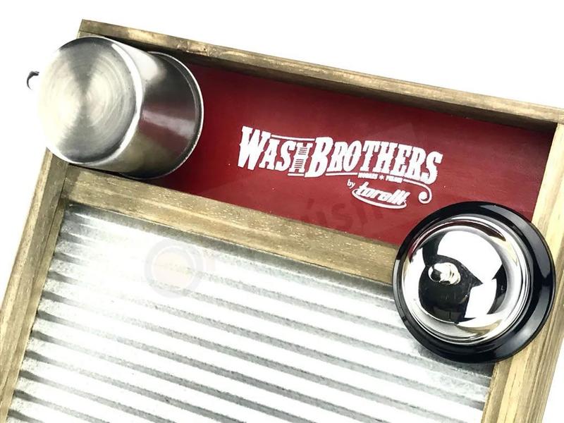 Imagem de Washboard Torelli TWB39 WashBrothers Aluzinco Grande Percussão Tábua de Lavar com Sino e Buzina