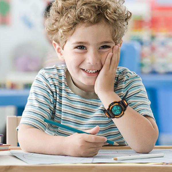 Imagem de Watch A ALPS Kids Boys 3-12 anos à prova d'água de silicone de 50 m