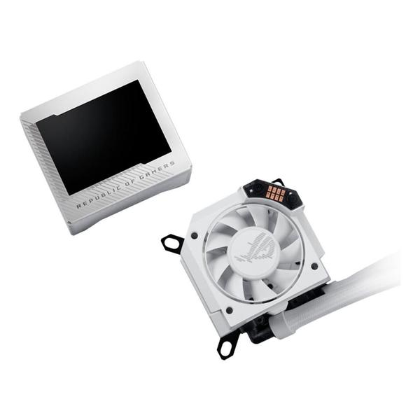 Imagem de Water Cooler ASUS ROG Ryujin III 240 White, ARGB, 240mm, AMD/Intel, Branco - 90RC00K2-M0UAY0