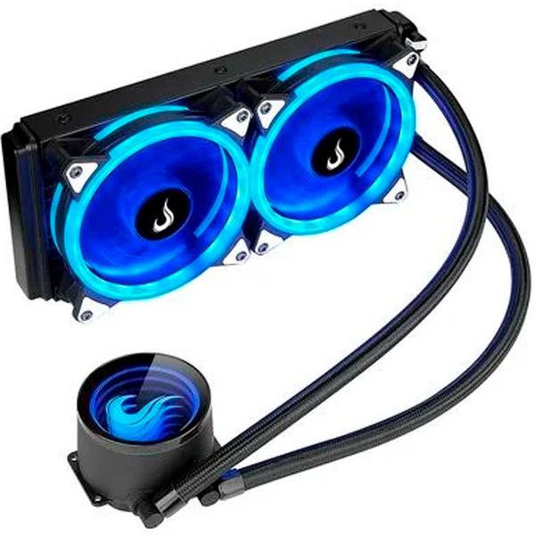 Imagem de Water Cooler Black RGB 240mm AMD/INTEL dual Fan Rise Mode