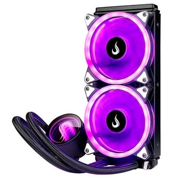 Imagem de Water Cooler Black RGB 240mm AMD/INTEL dual Fan Rise Mode