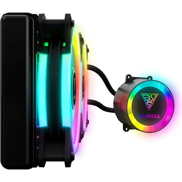 Imagem de Water Cooler Gamdias Chione M2-240R, RGB, Controlador, 240mm, Intel-AMD