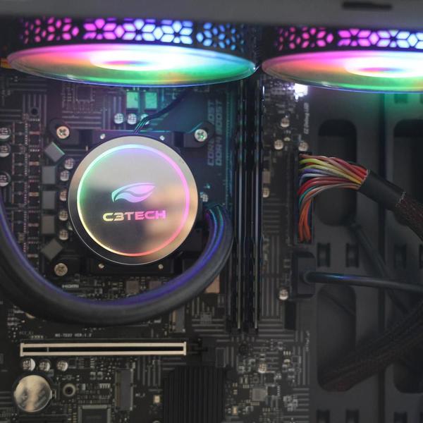 Imagem de Water Cooler Gamer 120Mm C3Tech Fc-W360Rgb Preto